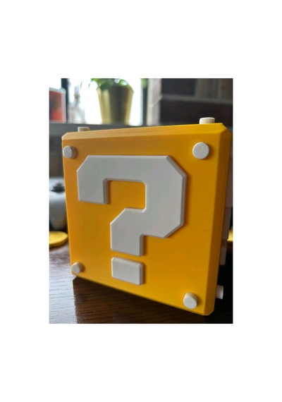 Mario Question Block Kumbara Dekoratif Oyun Temalı Para Kutusu