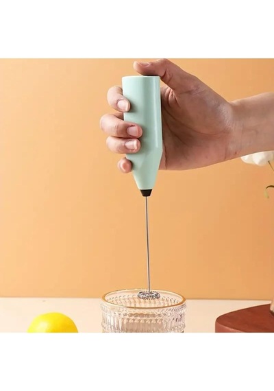 Tr Mini Yumurta Karıştırıcı Süt Köpürtücü El Mikseri Pilli Kahve Çırpıcı Telli Blender Cappuccino Mixer Genel