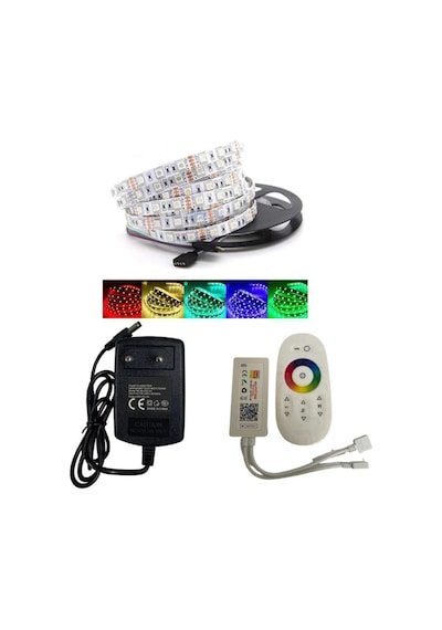 Tuya Destekli Wifi Kontrollü 5M RGB Şerit Led Set 5 Metre