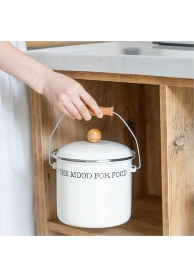 Mood Büyük Boy Tüm Ocaklara Uyumlu 4 Litre Bakraç Krem 18 Cm