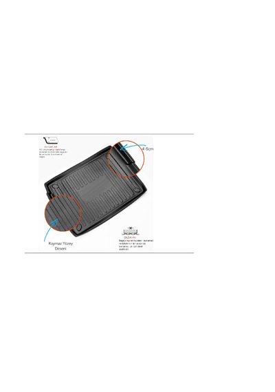 Peugeot 3008 Crossover 2 2017-2023 (Alt) /Grandland X/C5 Aircross (Alt) Bagaj Havuzu