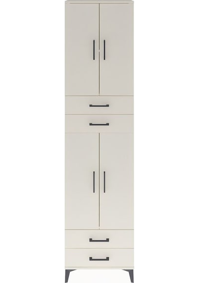 Arges Dolap 3 Raflı 4 Çekmeceli 4 Kapaklı 60x30x243 Aytaşı-ay... Aytaşı