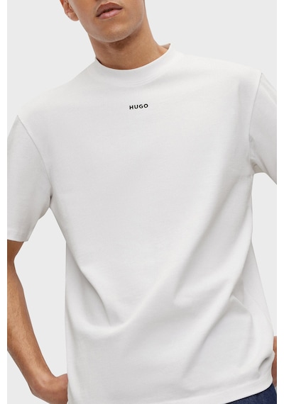 Hugo Erkek T Shirt 50488330 100 BEYAZ Beyaz