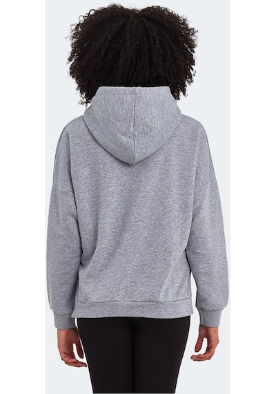 Slazenger Magnet Kadın Sweatshirt Gri St22Wk030-200 Gri
