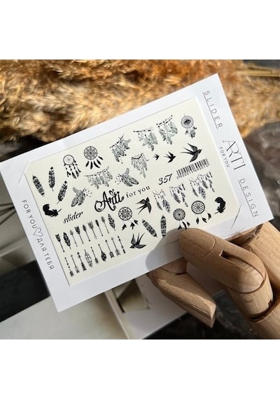 Stiker Arti 357 Beyaz