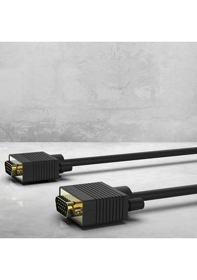 Inca Ivga-18 Altın Uçlu Vga Monitör Kablosu 1 8M