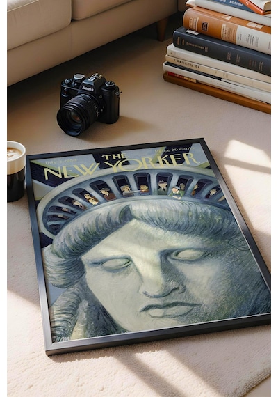 The New Yorker Çerçeveli Tablo July 3 1954