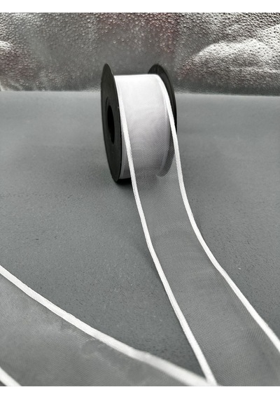 4 Cm Fileli Organze Şerit-5 Metre
