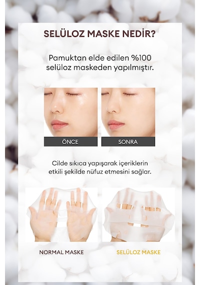 Missha A'PIEU Hamamelis Sheet Mask Yağlanma ve Gözenek Karşıtı Kağıt Maske