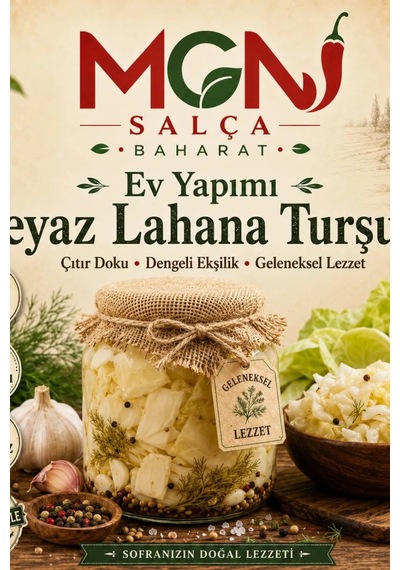 Mgn Ev Yapımı Beyaz Lahana Turşusu 5 Kg
