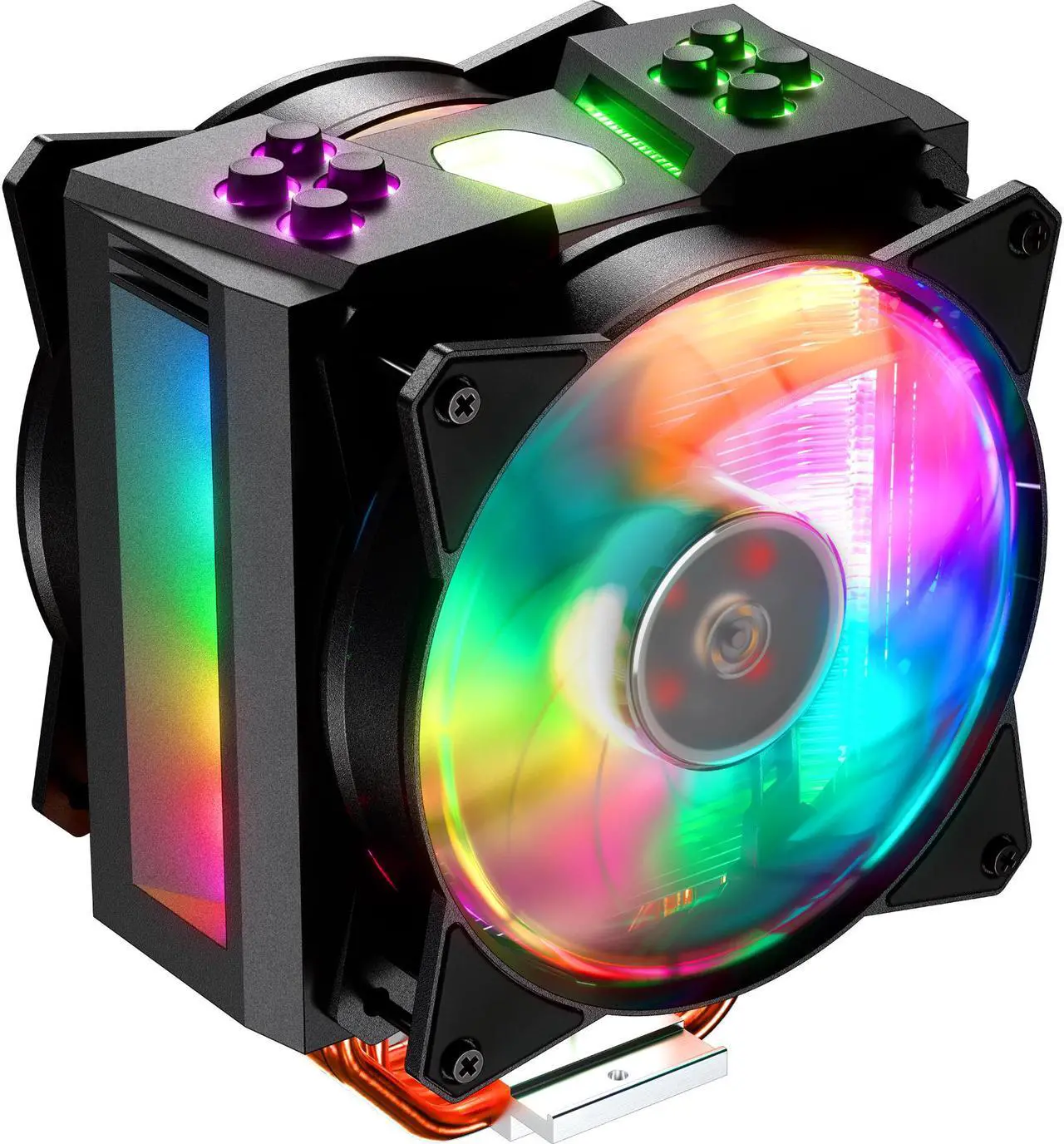 Cooler Master Masterair Ma410m Tuf Edition 2x120mm Rgb Led Fanlı İşlemci Soğutucusu İntel&am4 Mam-t4pn-218pc-r1 120*120*25mm Cooler Master Masterair Ma410m Tuf Edition 2x120mm Rgb Led Fanlı İşlemci Soğutucusu İntel&am4 Mam-t4pn-218pc-r1 120*120*25mm
