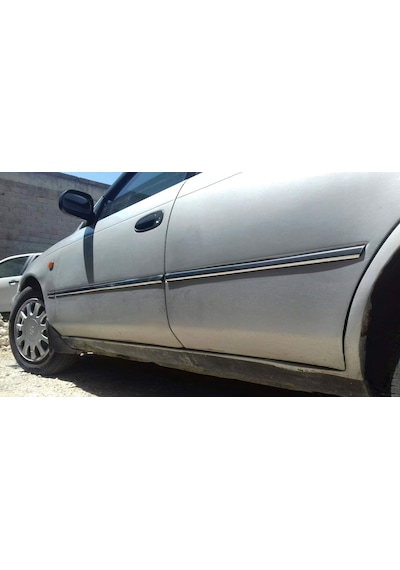Toyota Corolla Uyumlu 1992-1998 Krom Yan Kapı Çıtası Pas.çelik 6 Parça