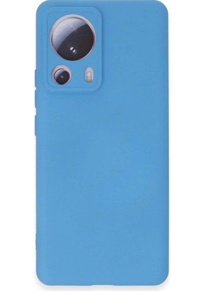 Newface - 671 - Xiaomi Mi 13 Lite Kılıf Nano İçi Kadife Silikon - Edntrend - - Mavi
