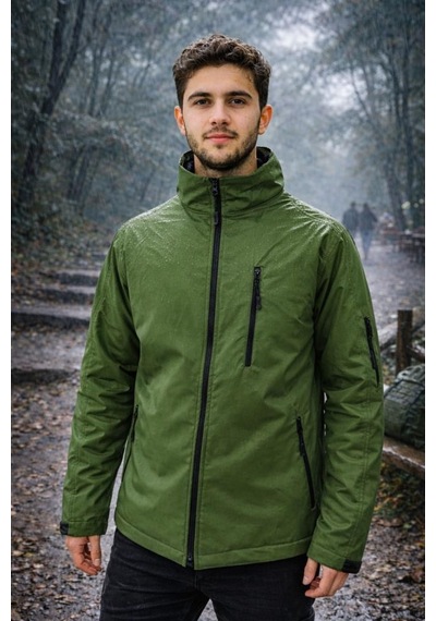 Single Sword Taktik Outdoor Softshell Yağmurluk Mont Suya Dayanıklı, Kapüşonsuz Haki