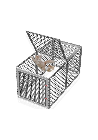 Leganest Üstü Kapanabilir Köpek Kedi Tavşan Çiti 8 Adet 60 x 60 CM