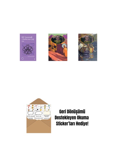 Everest Açıkhava 6 - Cthulhu Nun Çağrısı + Herbert West: Diriltici + İki Novella + Okuma Sticker'ları
