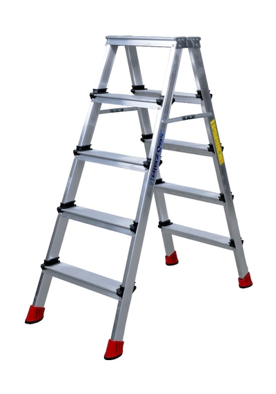 5+5 Çift Çıkışlı Premium Alüminyum Merdiven 50x20 Çok Amaçlı/pratik/kolay 108cm