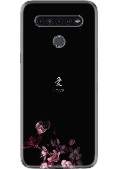 LG Uyumlu K61 Kılıf Desenli Love 1629
