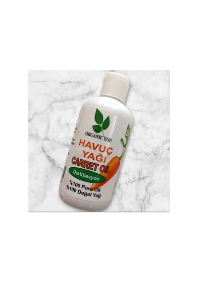 Organıc You Havuç Yağı Carret Oıl %100 Doğaldistilasyon 150 Ml