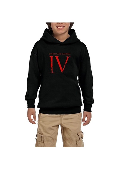 Zepplin Giyim Coheed and Cambria Good Apollo Siyah Çocuk Kapşonlu Sweatshirt Siyah