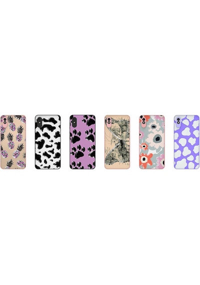 Nourthkiingdom Redmi 9a Kılıf Desenli Kamera Korumalı Parlak Nrtk Nora Kapak - No2 NO2