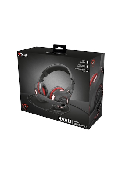 Trust 23372 GXT 407 Ravu Kulak Üstü Oyuncu Kulaklığı