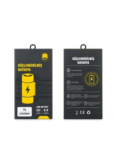 Apple iPhone 7 / 7g Uyumlu 2400 Mah Güçlendirilmiş Li-ıon Batarya