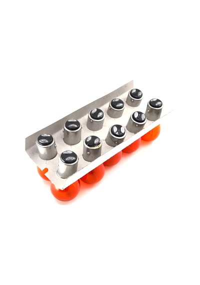 Tas 12V 1016 PY21/5W Çift Duylu Sinyal Ampulü 10 Adet Turuncu Amber