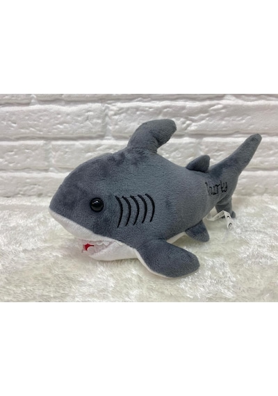 Baby Shark Peluş Köpek Balığı 25 Cm Gri