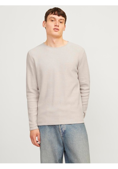 Jack & Jones Jack Jones Erkek Örme Kazak 12258407 Krem