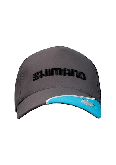 Shimano Turkey Füme Turkuaz Balık Desen Şapka Gri - Mavi