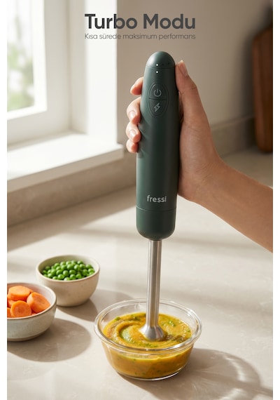 Fressi FR-HB271 1500 W Paslanmaz Çelik Bıçaklı Turbo El Blender
