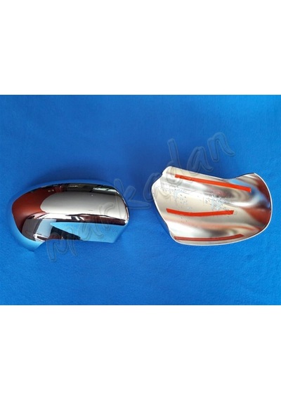 Nissan Qashqai Krom Ayna Kapağı 2007-2014 2 Parça Abs Krom