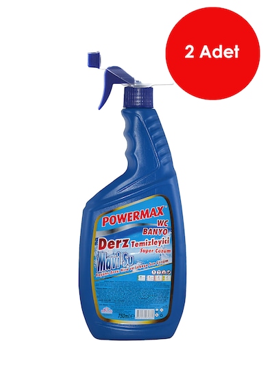 2 Adet Powermax Wc Fayans Derz Temizleyici Sprey - Pwrmx024