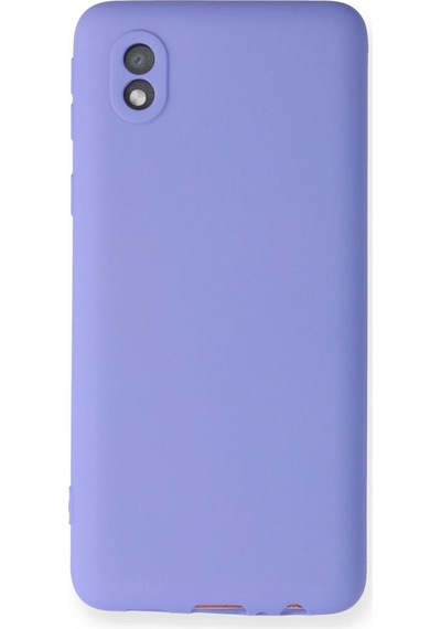 Cosmotex Newface Samsung Galaxy A01 Core Kılıf First Silikon - Lila