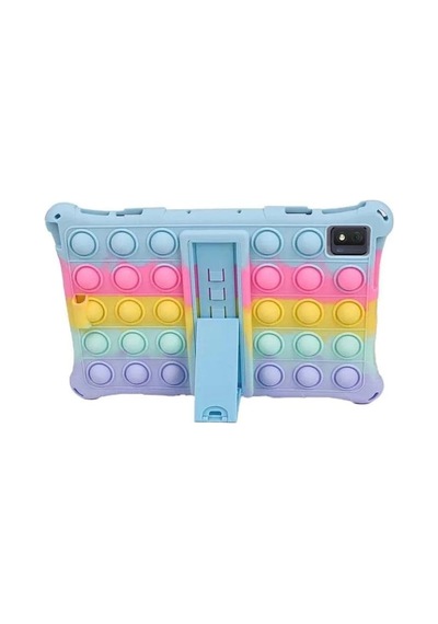 Gökkuşağı Kılıf Silikon Askılı Standlı Kalemli Oyuncak Luxury Tpu Samsung Galaxy Tab A8 2021 X200 X205 İle Uyumlu Ürün