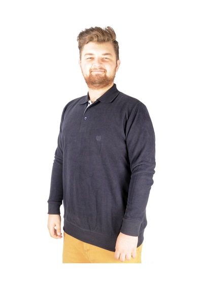 Mode Xl Erkek Sweatshirt Polo Vnz Selanik 20440 Lacivert 001
