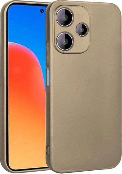 Xiaomi Redmi 12 5g Kılıf Zore Premier Silikon Kapak Gold