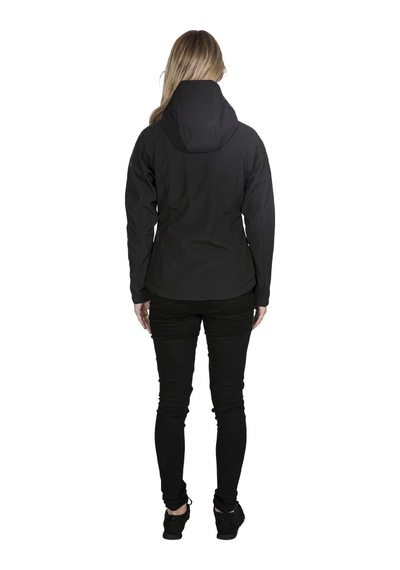 Trespass Bela Iı Kadın Outdoor Softshell Ceket Siyah