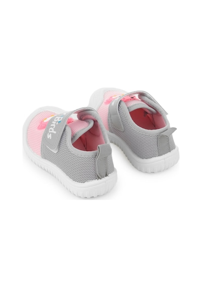 Gezer Yazlık Keten Kız Bebe Happy Birds Cırtlı Ayarlanabilir Ayakkabı Ga2ybm.03356.00.3b6.0a Pembe