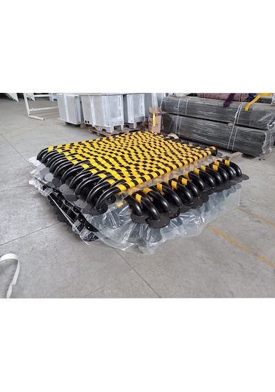 Araç Park Yeri Malzemeleri Otopark Stoperi Araç Stoperi Otopark Bariyeri 180cm Ø76mm 2.5mm
