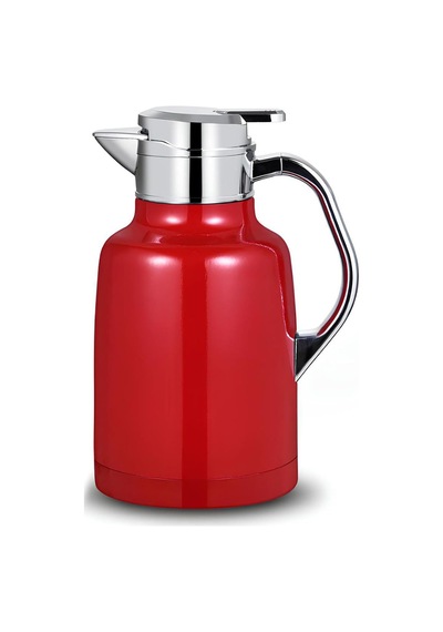 304 Çelik 1,6 L Çift Katmanlı Kırmızı Vakumlu Kamp Piknik Çay Termos Cin556kr Çok Renkli