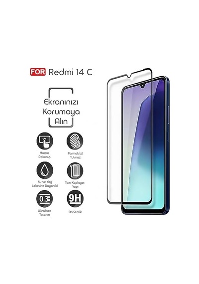 Redmi 14c İçin Ekran Koruyucu 9h Sertlikte Anti-static Temperli Cam Görüntü Kalitesini Ve Dokunmatiği Etkilemeyen Çizilme Ve Darbelere Karşı Ekranı Kaplayan Premium Redmi 14c Koruma Redmi 14c İçin Ekran Koruyucu 9h Sertlikte Anti-static Temperli Cam Görüntü Kalitesini Ve Dokunmatiği Etkilemeyen Çizilme Ve Darbelere Karşı Ekranı Kaplayan Premium Redmi 14c Koruma