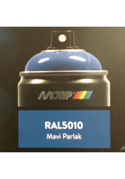 Motip Carat 400 ML - Mavi - Sprey Boya Ral 5010 Germany