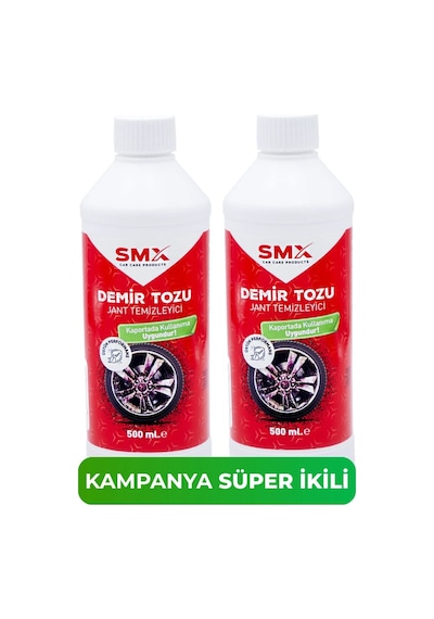 Demir Tozu / Jant Temizleyici 2 Adet 2x500 Ml