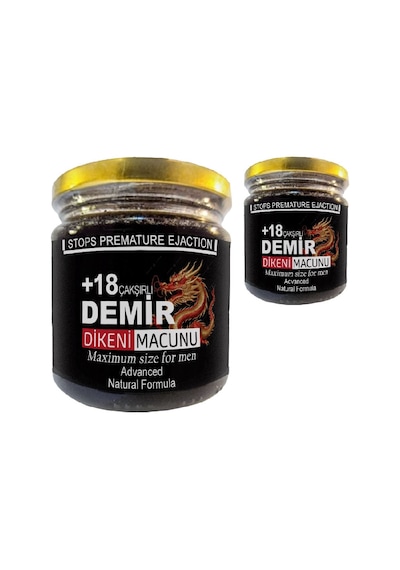 Çakşırlı Demir Dikeni Macunu 2 Adet Erkekler Için 240 Gr Katılık