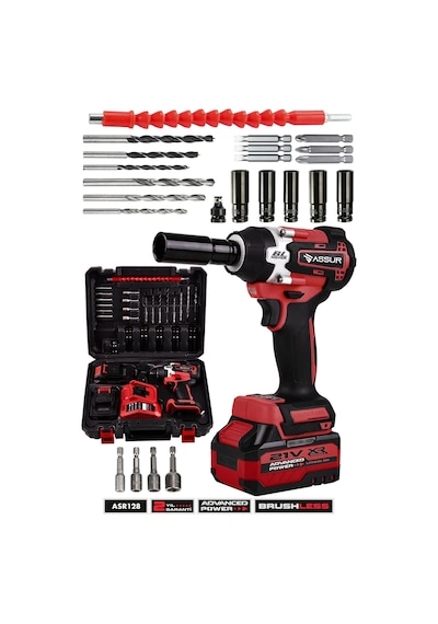 Assur Pro 21V Çift Akülü Kömürsüz 450NM Somun Sökme Sıkma - 2889