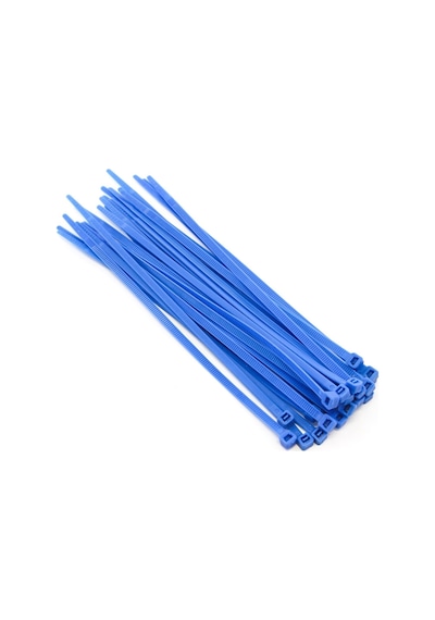 150x3,6 Mavi Kablo Bağı Cırt Plastik Kelepçe 50 Adet