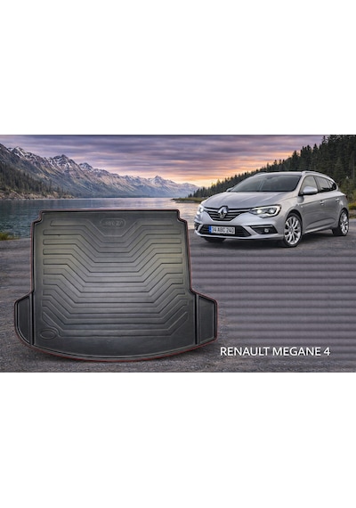 Renault Megane 4 Sedan 2016+ Çift Kulak 3d Oto Paspas Ve Bagaj Havuzu İkili Set