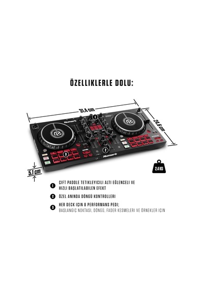 Mixtrack Pro Fx 2 Deck Dj Controller